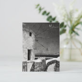 ミコノス3の風車 – 葉書 ポストカード (スタンド正面)