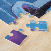 ミコノス・ギリシャへの旅行 ジグソーパズル (側面)