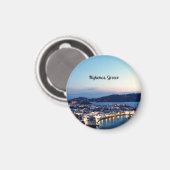 ミコノス、ギリシャパノラマ マグネット (正面/裏面)