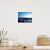 ミコノス、ギリシャ風景写真 ポスター (キッチン)