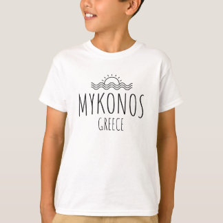 ミコノス ギリシャ キッズ ボーイズTシャツ Tシャツ