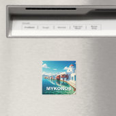 ミコノス・ギリシャ・ギリシャ諸島 マグネット (インサイチュ (食洗機))