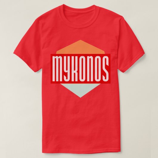 ミコノス Tシャツ (デザイン正面)
