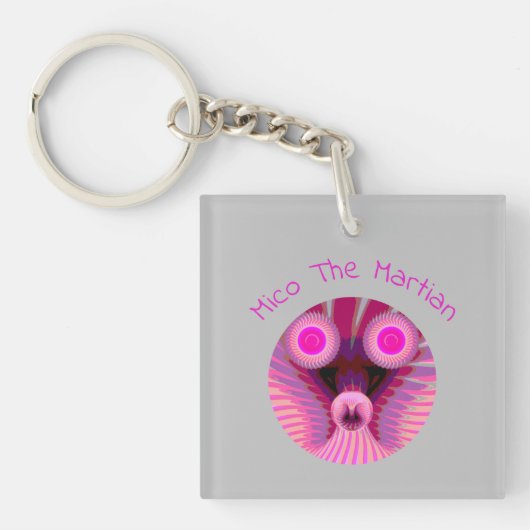 ミコ・ザ・火星 キーホルダー (正面)