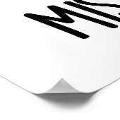 ミサイルトーストおもしろいミストレトープン ポスター (角)