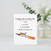 ミサイルドーおもしろいド – ホリデーポストカード (スタンド正面)