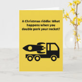 ミサイル牽引 – クリスマス カード (黄色い花)