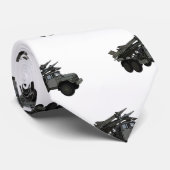ミサイル車の漫画イラストレーション ネクタイ (ロール)