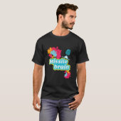 ミサイル頭脳Tシャツ エンジニアデザイン Tシャツ (正面フル)