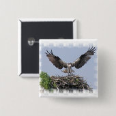 ミサゴの巣Pin 缶バッジ (正面&裏面)