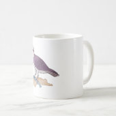 ミサゴの水彩画 鳥の芸術 鳥類の種 コーヒーマグカップ (正面右)