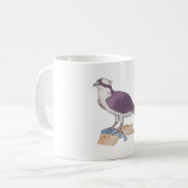 ミサゴの水彩画 鳥の芸術 鳥類の種 コーヒーマグカップ (正面左)