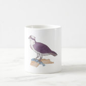 ミサゴの水彩画 鳥の芸術 鳥類の種 コーヒーマグカップ (中央)