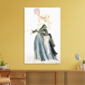 「ミササート」の衣装デザインを「ウンダム・デ・ラ」 キャンバスプリント (インサイチュ (リビング))