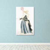 「ミササート」の衣装デザインを「ウンダム・デ・ラ」 キャンバスプリント (インサイチュ (ウッドフロア))