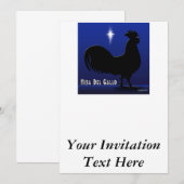 ミサデルガロ 招待状 (正面/裏面)