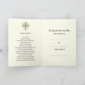 ミサ提供フローラ神の賛美聖者 カード (内部)