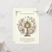 ミサ提供フローラ神の賛美聖者 カード (正面/裏面インサイチュ)