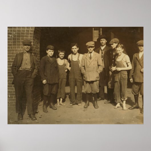 ミサ、ローエル。児童労働者、1911年 ポスター (正面)