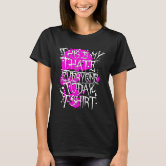ミザンソロピー 人を嫌う私のポジティブな日常 この世界は私のもの Tシャツ