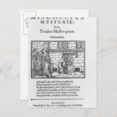 「ミシェフェスの謎と宝物」のタイトルページ ポストカード (正面/裏面)