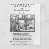 「ミシェフェスの謎と宝物」のタイトルページ ポストカード (正面)