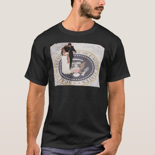 ミシェルとバラク・オバマ Tシャツ (正面)