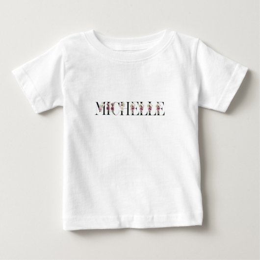 ミシェルと呼ぶ。 ベビーTシャツ (正面)