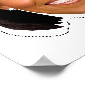 ミシェルオバママスク切り出し ポスター (角)