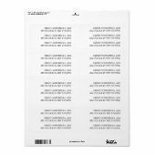 ミシェルカスタムの「新しい日付」のステッカー ラベル (フルシート)