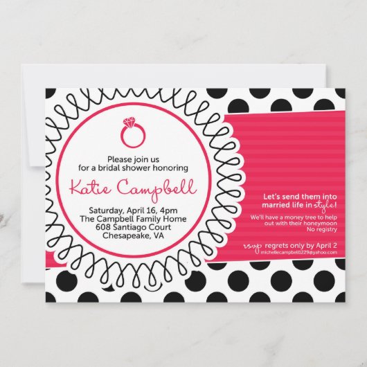 ミシェルシンビト 招待状 (正面)