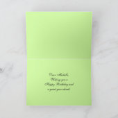 ミシェルハッピーバースデースカーレットバラカード カード (内部)