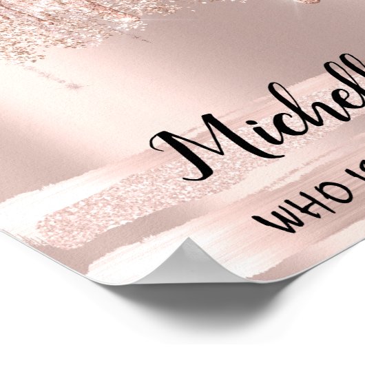 ミシェル名意味誕生日16ブライダル 王室の ポスター (角)