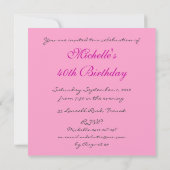 ミシェル最終招待状 招待状 (裏面)