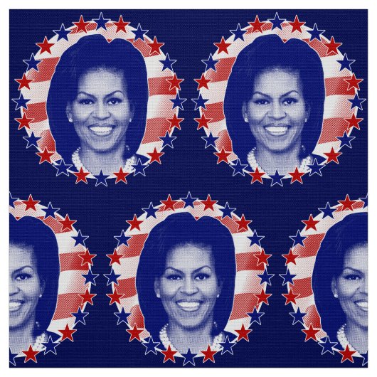 ミシェル・オバマ大統領夫人が星条旗を描く ファブリック (見本)