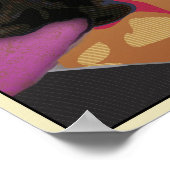 ミシェル・オバマ大統領夫人カスタマイズ-  ポスター (角)