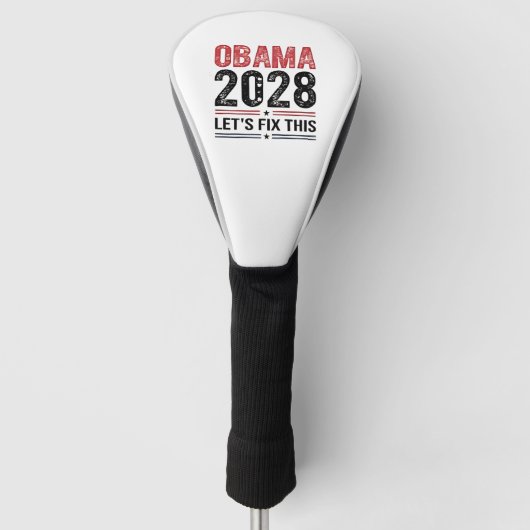 ミシェル・オバマ大統領2028年 ゴルフヘッドカバー (正面)