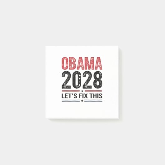 ミシェル・オバマ大統領2028年 ポストイット (正面)