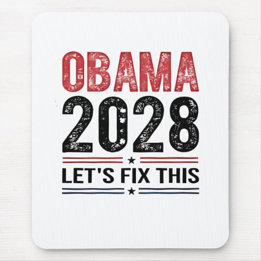 ミシェル・オバマ大統領2028年 マウスパッド (正面)