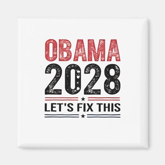 ミシェル・オバマ大統領2028年 マグネット (正面)