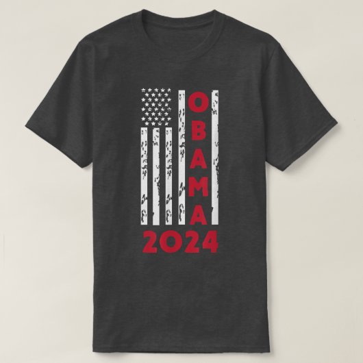 ミシェル・オバマ2024オバマ24デ自由主義の大統領 Tシャツ (デザイン正面)