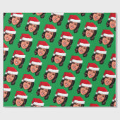 ミシェル・オバマ・クリスマス ラッピングペーパー (フラット)