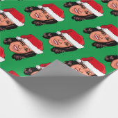 ミシェル・オバマ・クリスマス ラッピングペーパー (角)