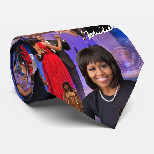 ミシェル・オバマ ネクタイ (ロール)