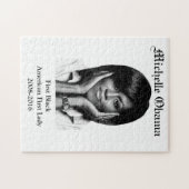 ミシェル·オバマ·ファースト·ブラック·ファースト·レディー·ポスター·ジグサ ジグソーパズル (横)