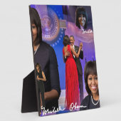 ミシェル・オバマ フォトプラーク (側面)