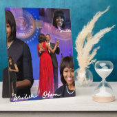 ミシェル・オバマ フォトプラーク (側面)