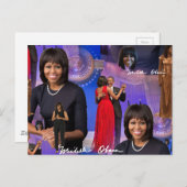 ミシェル・オバマ ポストカード (正面/裏面)