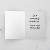 ミシェル・オバマ・マザーズ・デイ折り畳みグリーティングカード カード (内部)