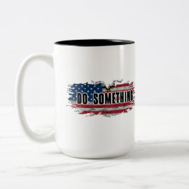 ミシェル・オバマ"何かをする" "彼女ができるYES"マグカップ ツートーンマグカップ